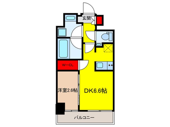 ﾍﾞﾙﾌｧｰｽ八丁堀Westの物件間取画像