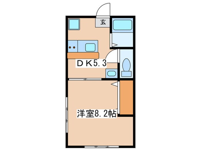 コーポグリーンロードの物件間取画像