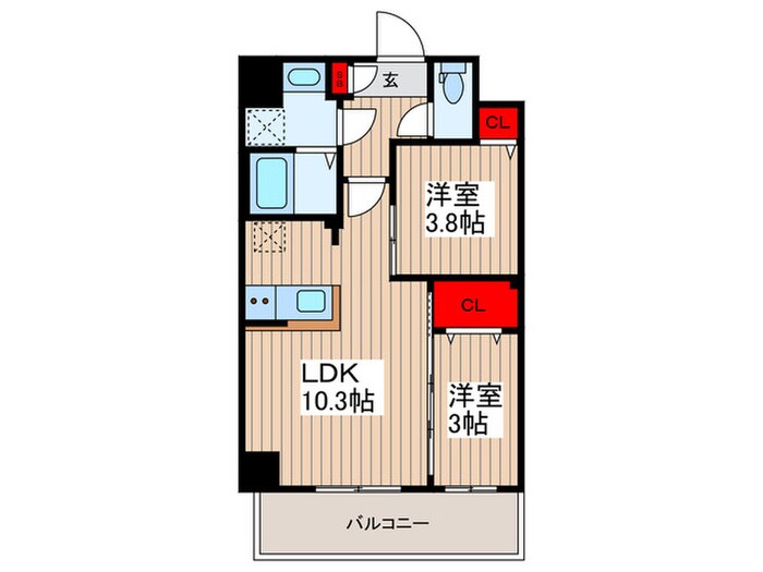 アルファコート曳舟の物件間取画像