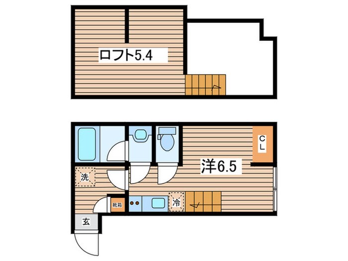 BRESTYLE　NIPPA　B棟の物件間取画像
