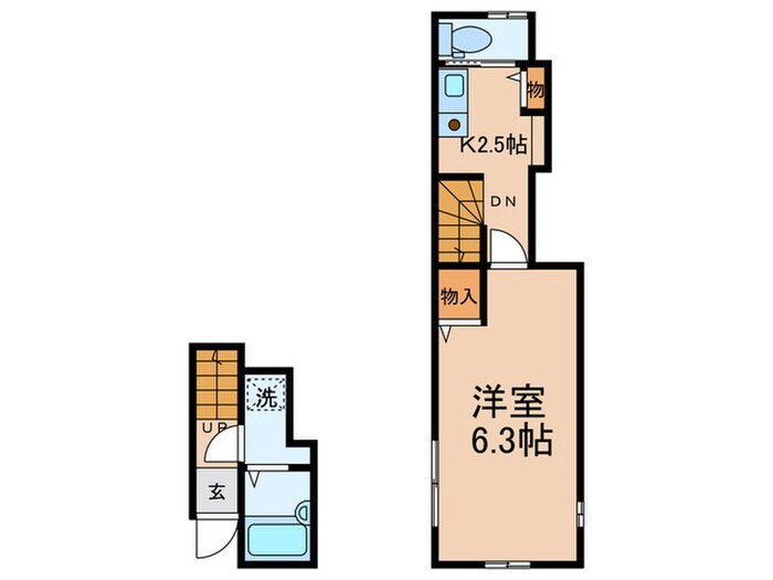 Duo Nishiooiの物件間取画像