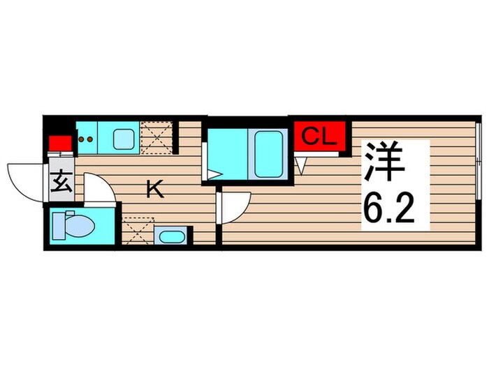 ブラン堀切菖蒲園の物件間取画像