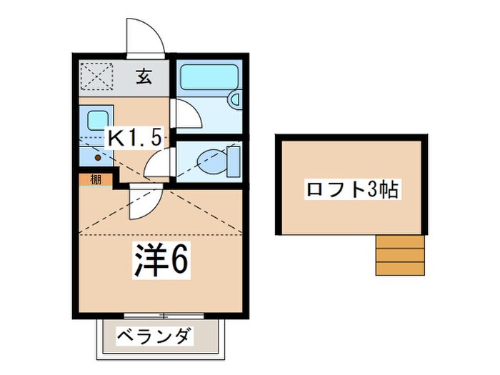 青木ハイツの物件間取画像