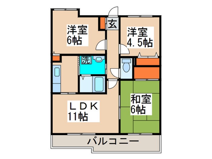 物件間取画像