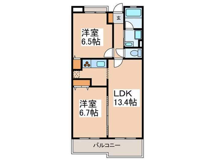 物件間取画像