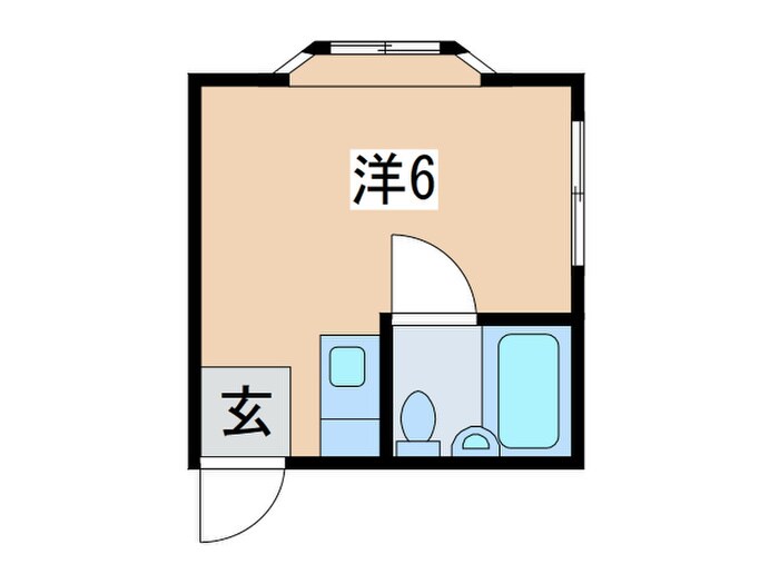 パールハイムＣの物件間取画像