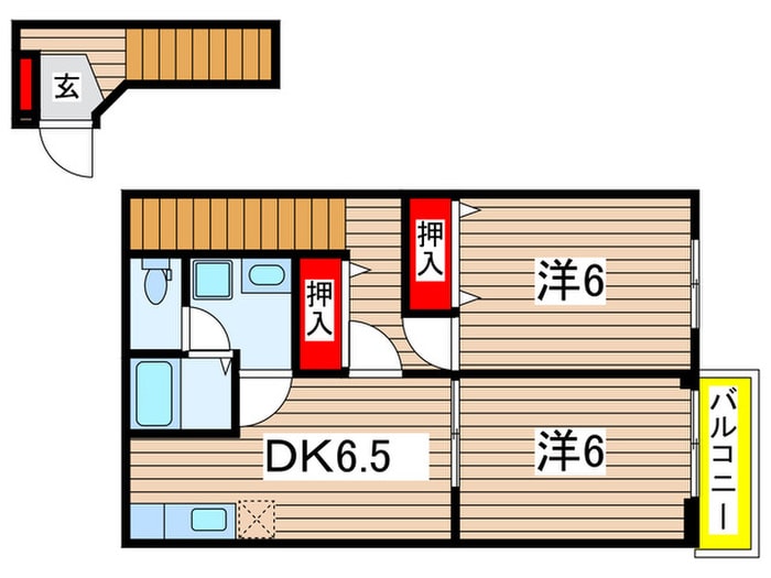 サンセールメゾン514の物件間取画像