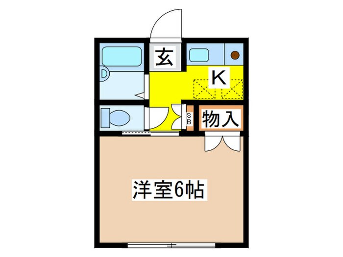 ファンテ－ヌメゾン片倉の物件間取画像