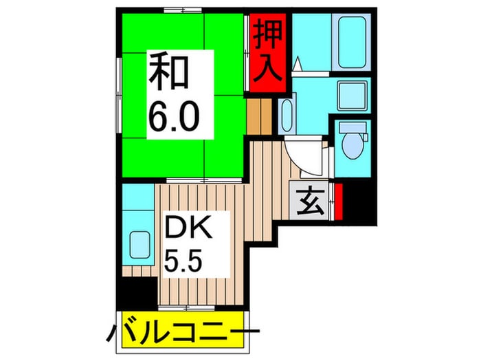 メイプルハイツ小谷野の物件間取画像