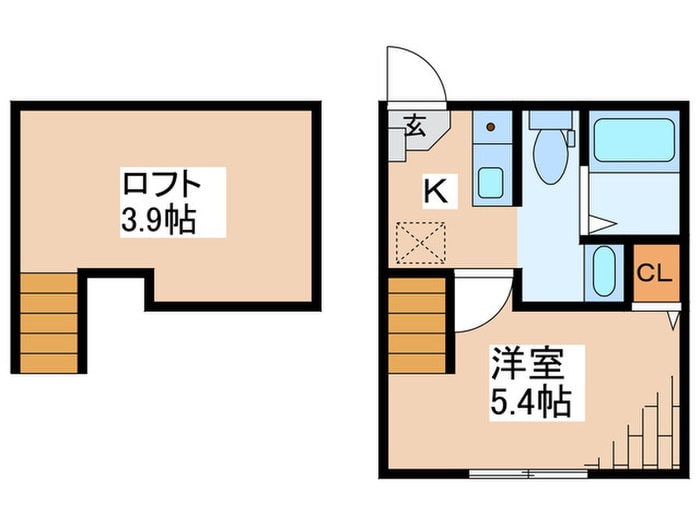 ハリコット鹿沼公園の物件間取画像