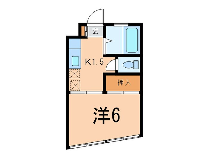 マエカワマンションの物件間取画像