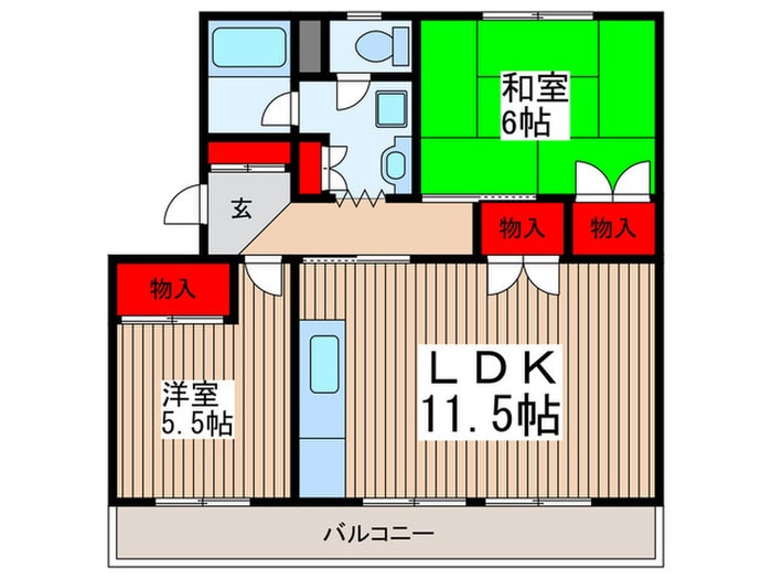 須賀第６ビルの物件間取画像