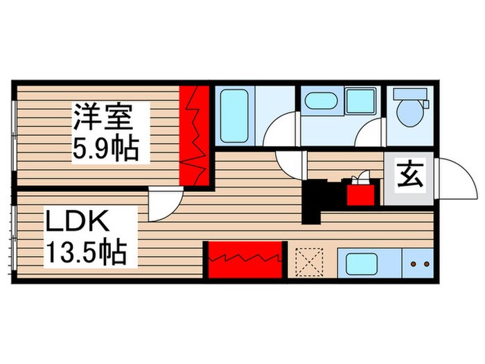 ＲＣレジ平井の物件間取画像