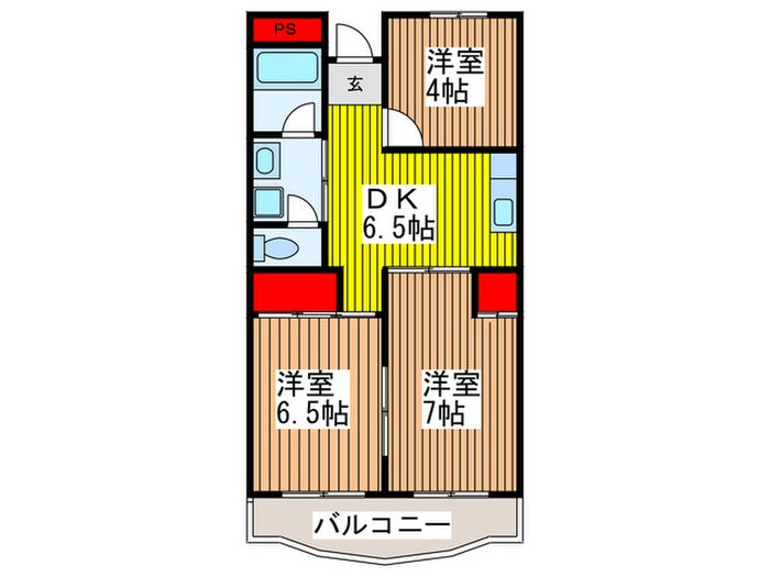 丸新ハイツの物件間取画像