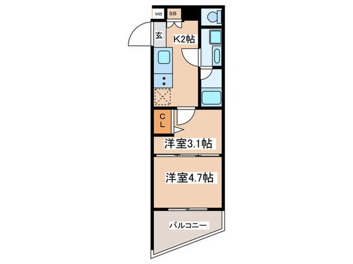 ブライズ練馬高野台の物件間取画像