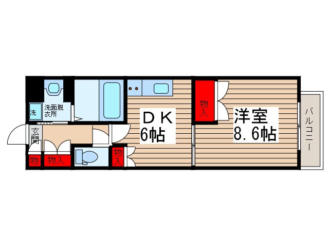 エスペランサ松戸の物件間取画像