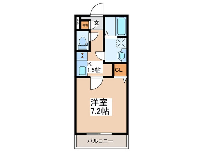 ジーメゾン海老名の物件間取画像