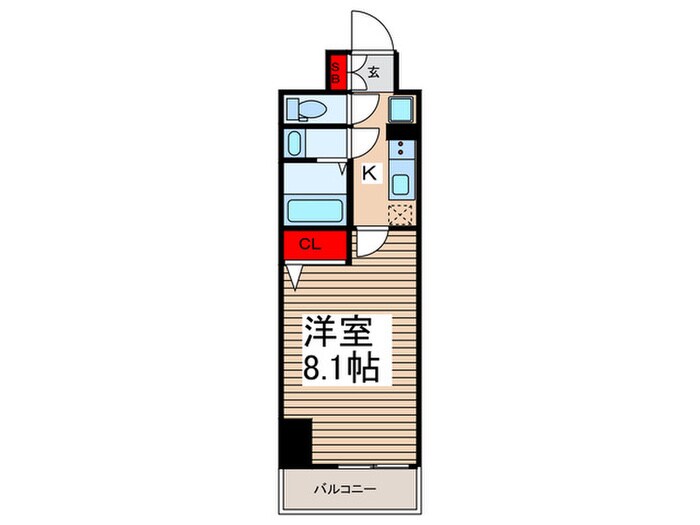 ﾌﾟﾚｰﾙ・ﾄﾞｩｰｸ東向島(902)の物件間取画像