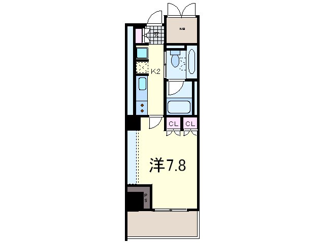 トレステ－ジ四谷の物件間取画像