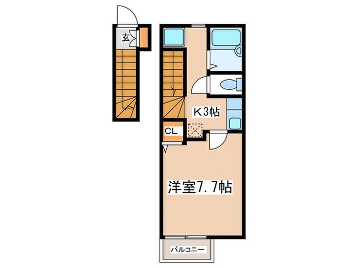 セレ千歳烏山の物件間取画像