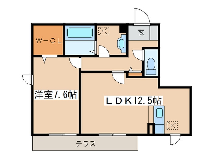 ソフィスかすみの瀬の物件間取画像