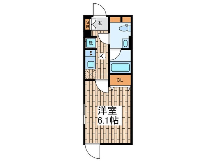 アトリオフラッツ南品川の物件間取画像