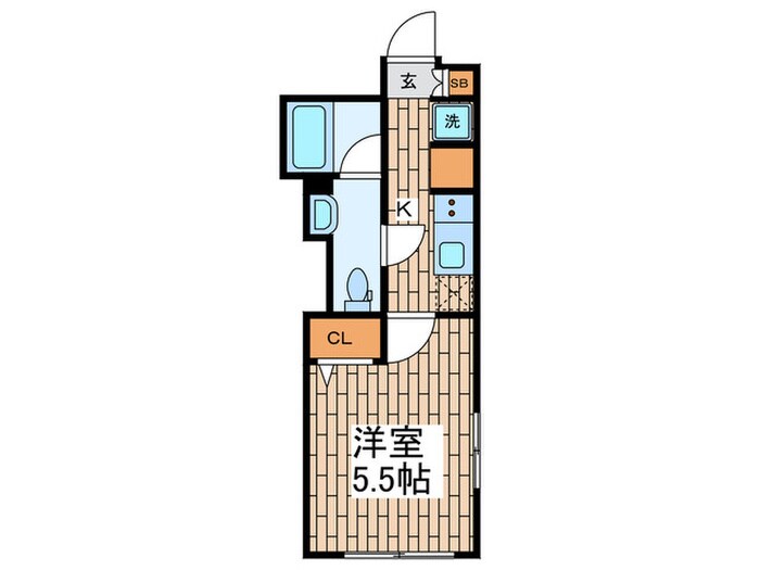 アトリオフラッツ南品川の物件間取画像