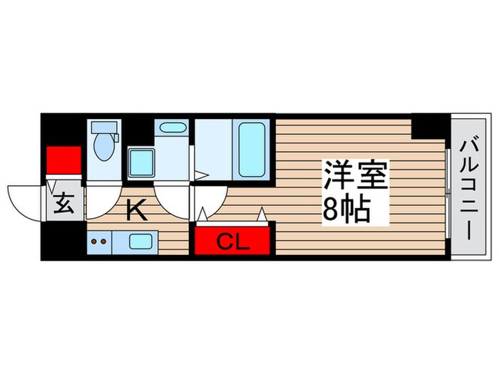 MAXIV CROS梅島（302）の物件間取画像