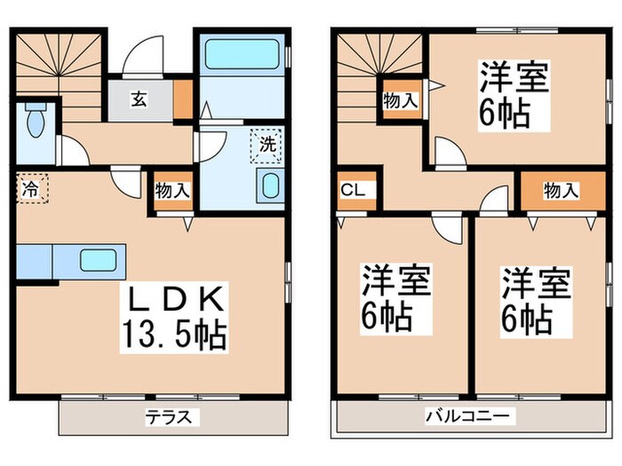 ポート・ルピナスＡ棟の物件間取画像