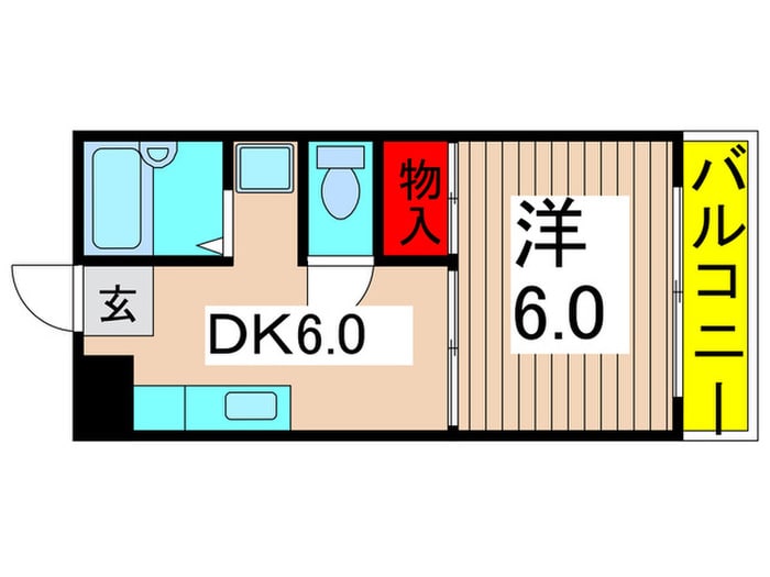 パ-クレ-ン東和の物件間取画像