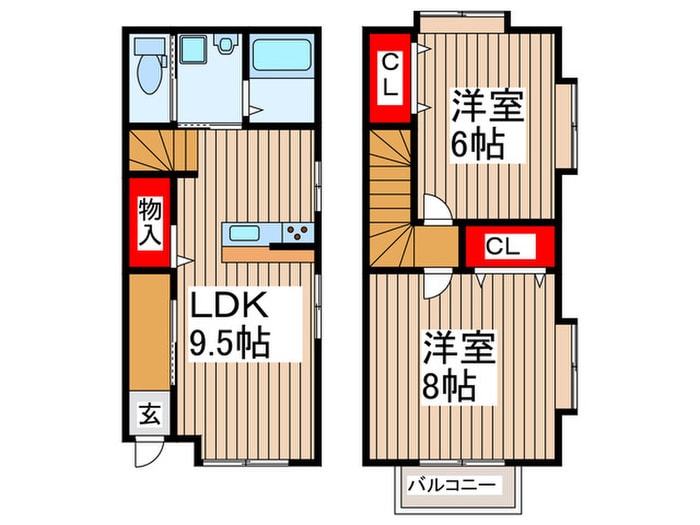 Ｌ　ＥＶＥＬの物件間取画像