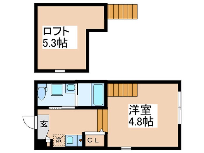アーク東立石の物件間取画像