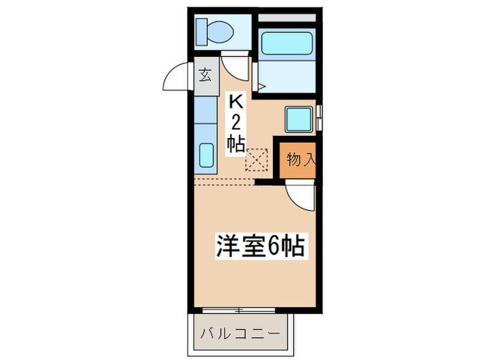 ピュアタウン北矢名の物件間取画像