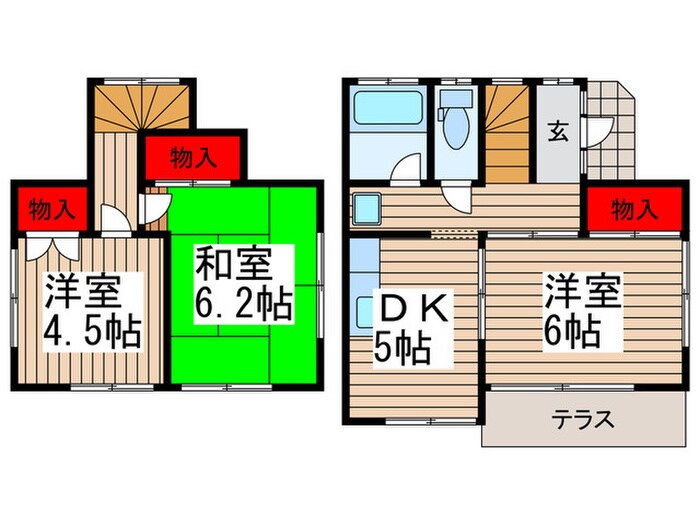 秋津町戸建の物件間取画像