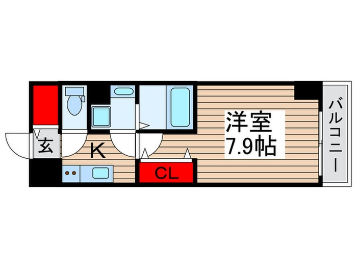 MAXIV CROS梅島（303）の物件間取画像