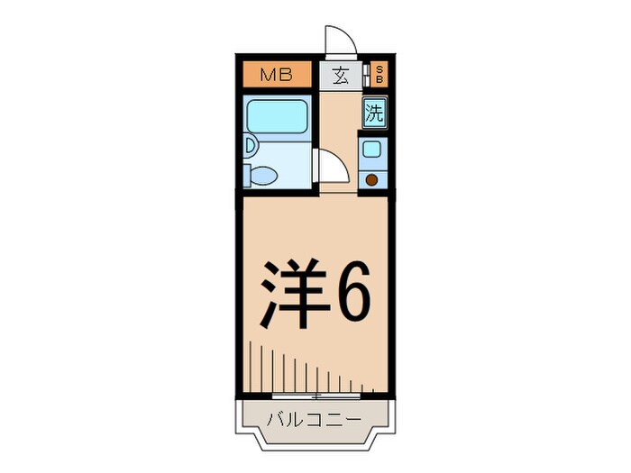 モナ－クマンション大岡山(406)の物件間取画像