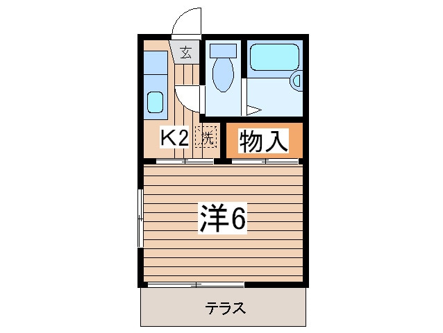 グリ－ンパ－クの物件間取画像