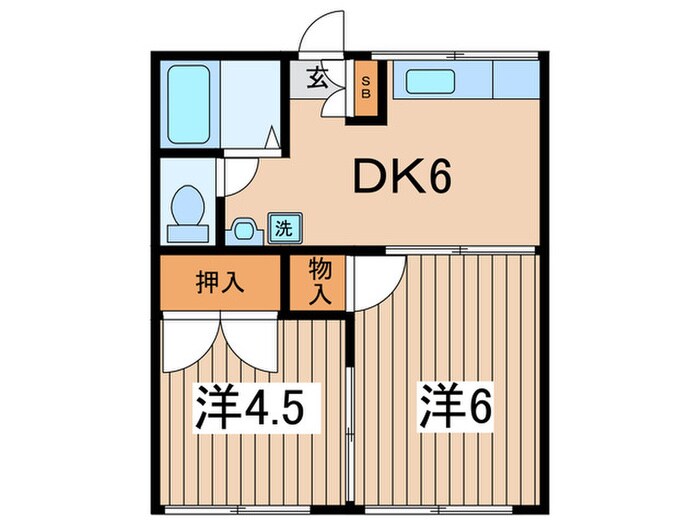 リファレンス笹野台の物件間取画像