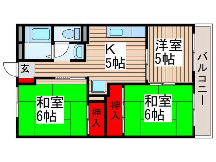 メゾンオンダの物件間取画像