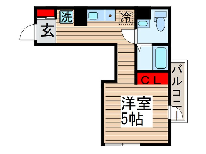ルノン北千住の物件間取画像