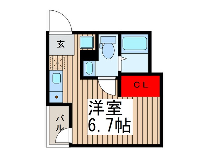 ルノン北千住の物件間取画像