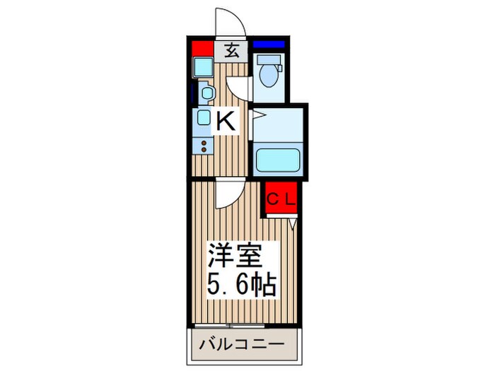 エクセラン大宮の物件間取画像