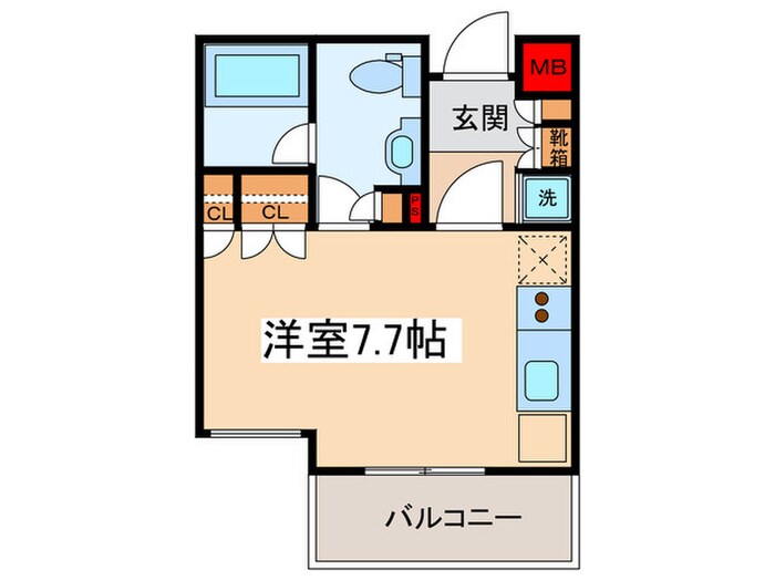 パ－クアクシス浅草橋の物件間取画像