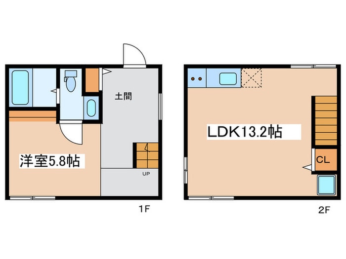 Maison de full　中海岸Aの物件間取画像