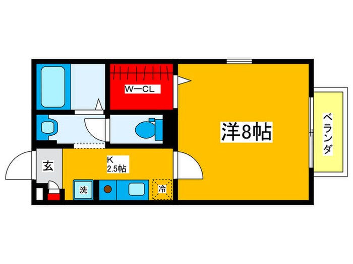 グレイスピーチの物件間取画像