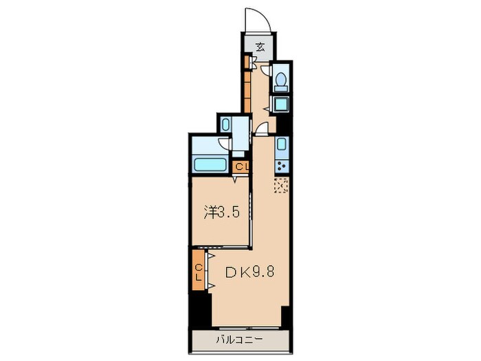ア－ク銀座京橋の物件間取画像