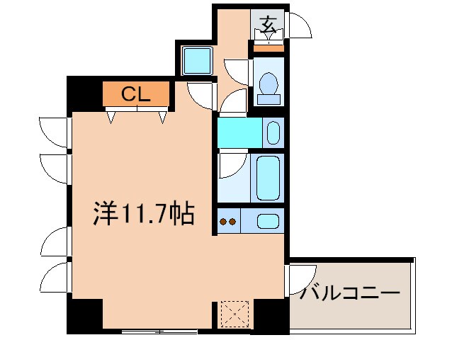 カスタリア北上野の物件間取画像