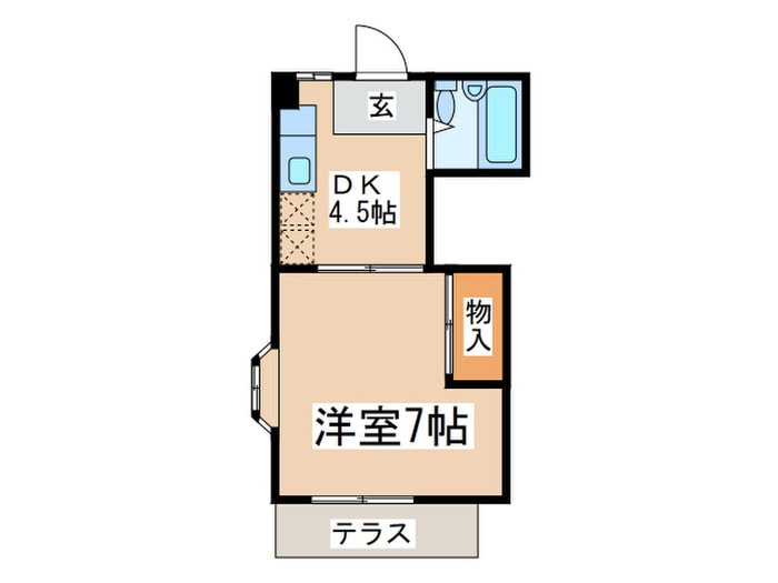 シルクハイツの物件間取画像