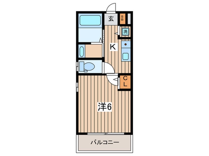 リポス瀬谷C棟の物件間取画像