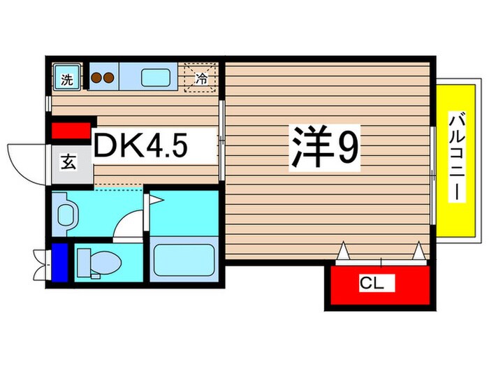 ナオヒルズの物件間取画像